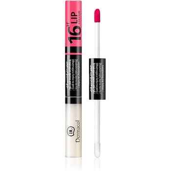 Dermacol 16H Lip Colour dlouhotrvající dvoufázová barva a lesk na rty odstín 17 4,8 g