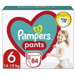 PAMPERS Pants 6 (15 kg+) 84 ks Extra Large Mega box - plenkové kalhotky