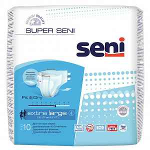 Seni Super Extra Large 10 ks ink. plen. kalh.