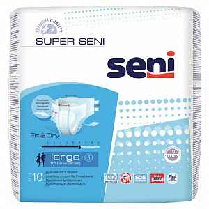 Seni Super Large 10 ks ink. plen. kalh.