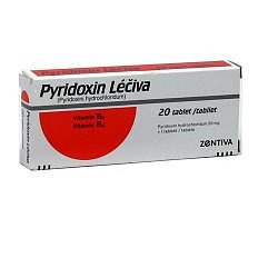 Pyridoxin Léčiva 20 mg 20 tablet