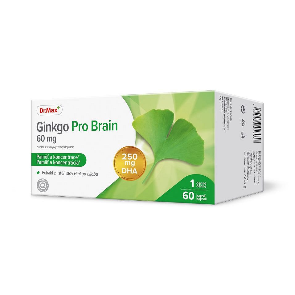 Dr.Max Ginkgo Pro Brain 60 kapslí