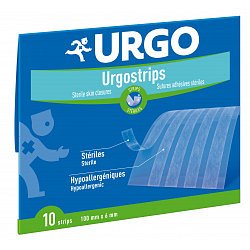 Urgo Urgostrips 100 x 6 mm fixační náplasťové stehy 10 ks