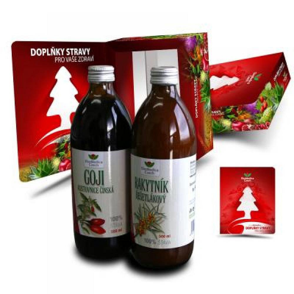 EkoMedica Duopack Goji 500 ml + Rakytník řešetlákový 500 ml