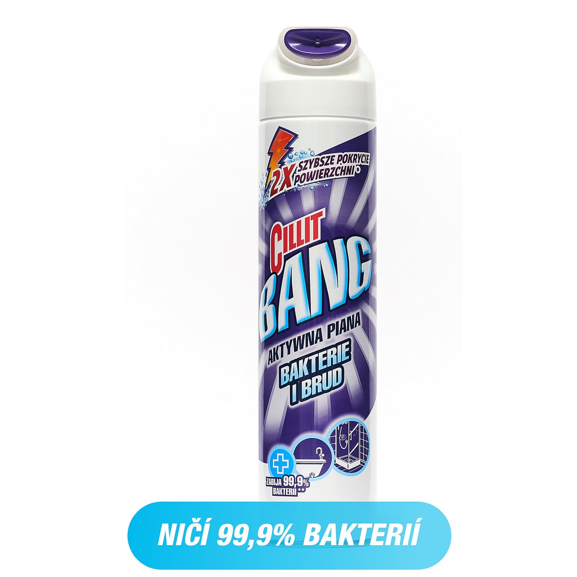 Cillit Bang Aktivní pěna Antibacterial 600ml