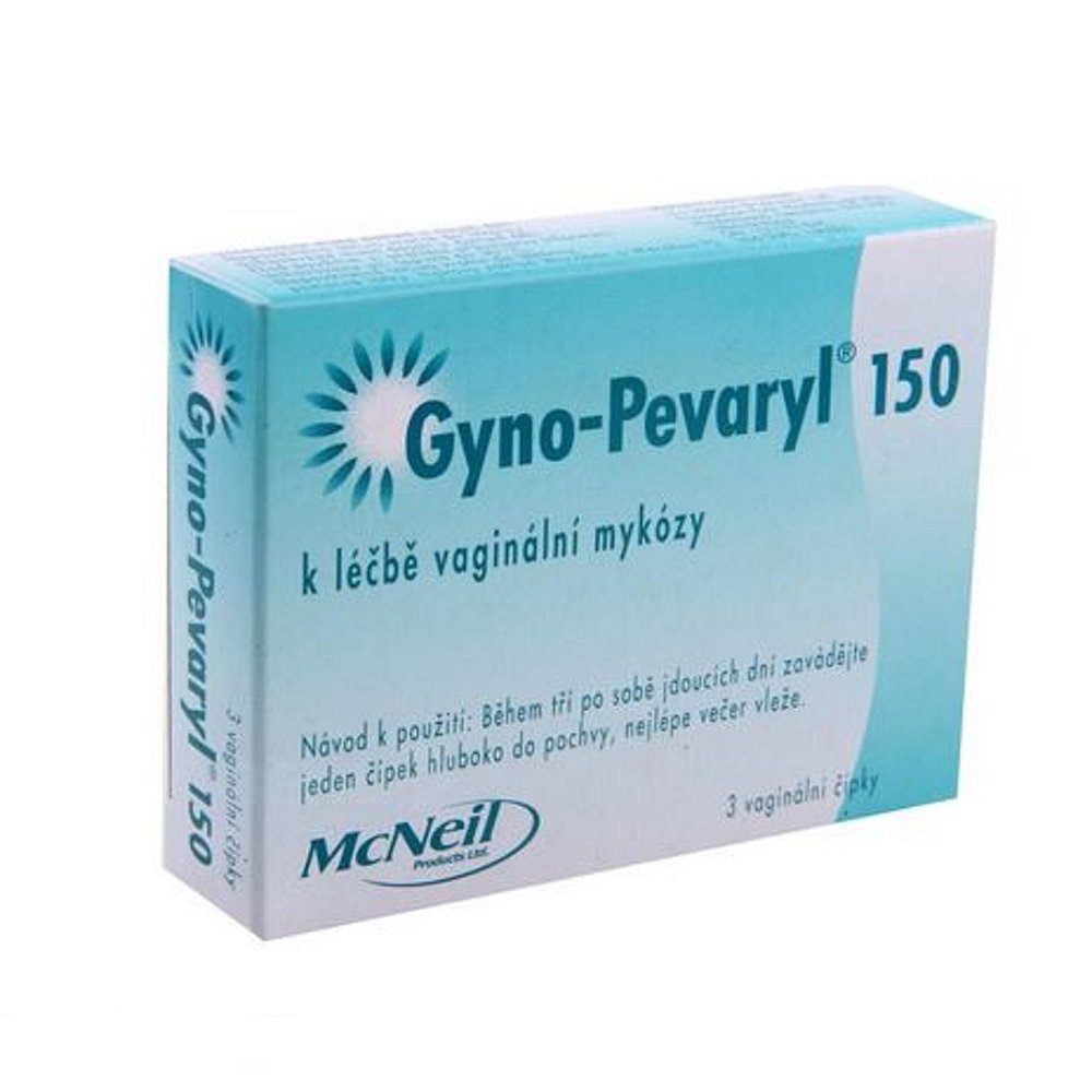 GYNO-PEVARYL 150 čípky 3 kusy