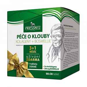 Priessnitz Péče o klouby Kolageny+Boswellie 90+30 tbl.