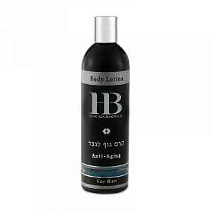 H&B Dead Sea Minerals Tělové mléko pro muže Anti-Aging 400 ml