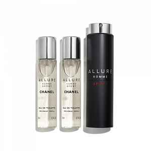 Chanel Allure Sport Toaletní voda 3x20ml