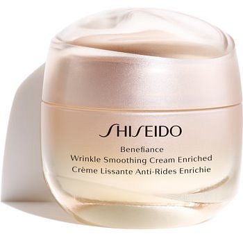 Shiseido Benefiance Wrinkle Smoothing Cream Enriched denní a noční krém proti vráskám pro suchou pleť  50 ml