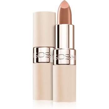 Gosh Luxury Nude Lips polomatná rtěnka s hydratačním účinkem odstín 001 Nudity 4 g