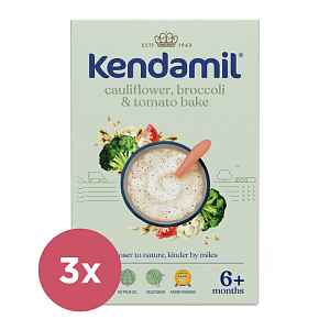 Kendamil s brokolici, květákem a rajčaty 3 x 150g Kendamil