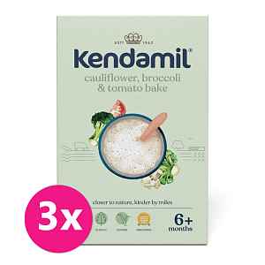 Kendamil s brokolici, květákem a rajčaty 3 x 150g Kendamil