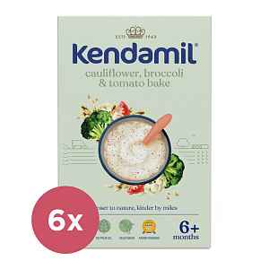 KENDAMIL s brokolici, květákem a rajčaty 6 x 150 g