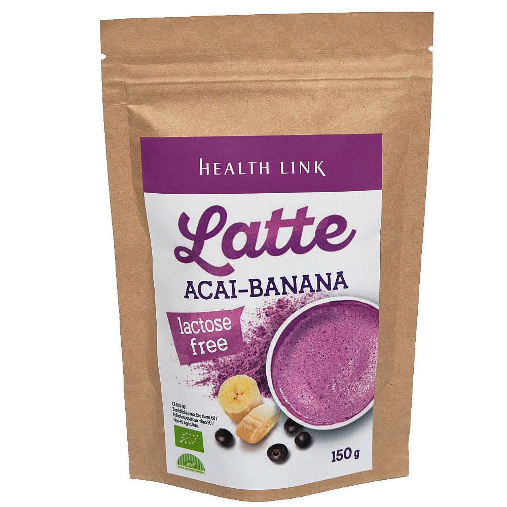 HEALTH LINK Latte Acai a banán BIO 150 g