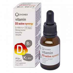 OVONEX Vitamín D3 active synergy kapky 25 ml