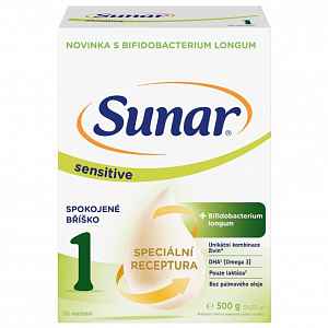 Sunar Sensitive 1 Od 0-6m 500g