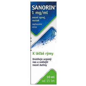 SANORIN 1MG/ML NAS SPR SOL 1X10ML