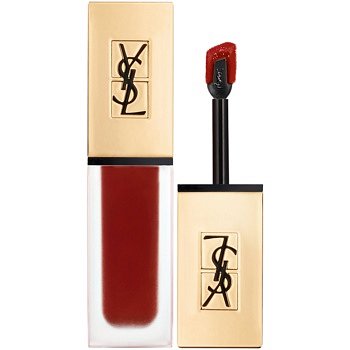 Yves Saint Laurent Tatouage Couture ultra matující tekutá rtěnka odstín 08 Black Red Code - Deep Burgundy 6 ml