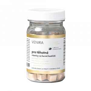 Venira Vitamíny pro těhotné 60 tablet černý rybíz