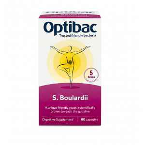 Optibac Saccharomyces Boulardii 80 kapslí