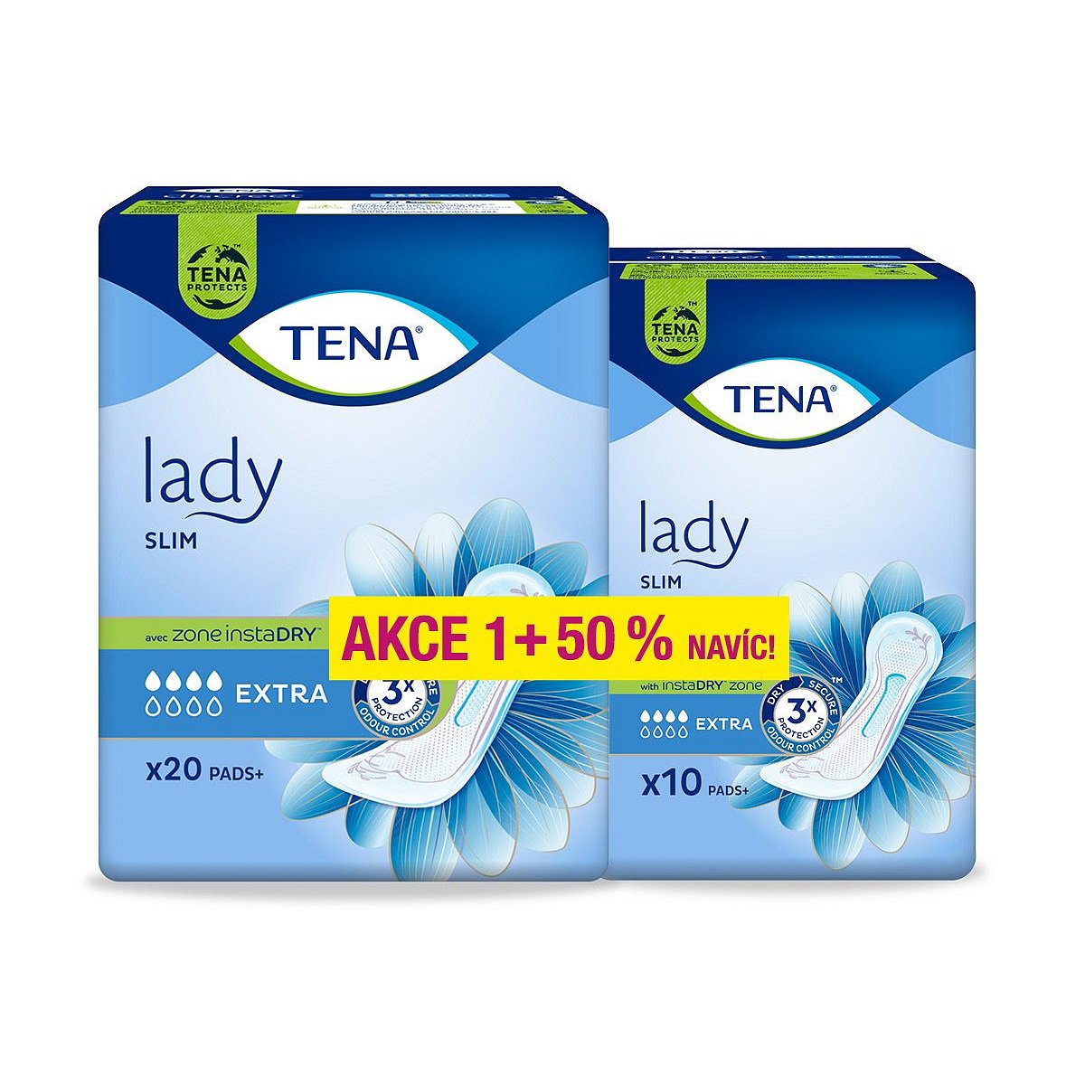 Tena Lady Slim Extra inkontinenční vložky 20 ks + 50 % navíc