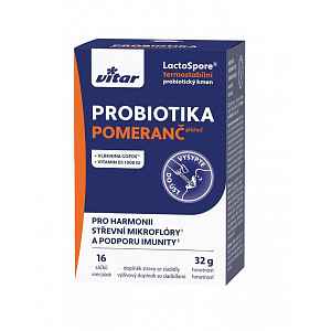 Vitar Probiotika+vláknina+vit.c A D 16x2g