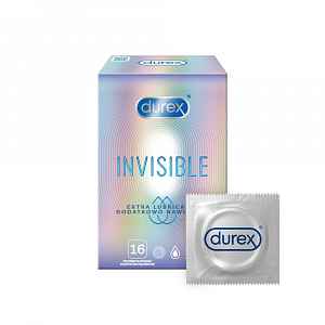 Durex Invisible Extra Lubricated 16 ks