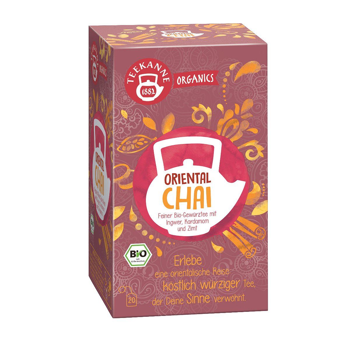 Teekanne Organics BIO Oriental Chai čaj porcovaný 20x1,8 g