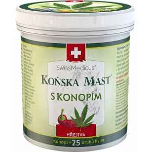 Koňská mast s konopím hřejivá 250ml