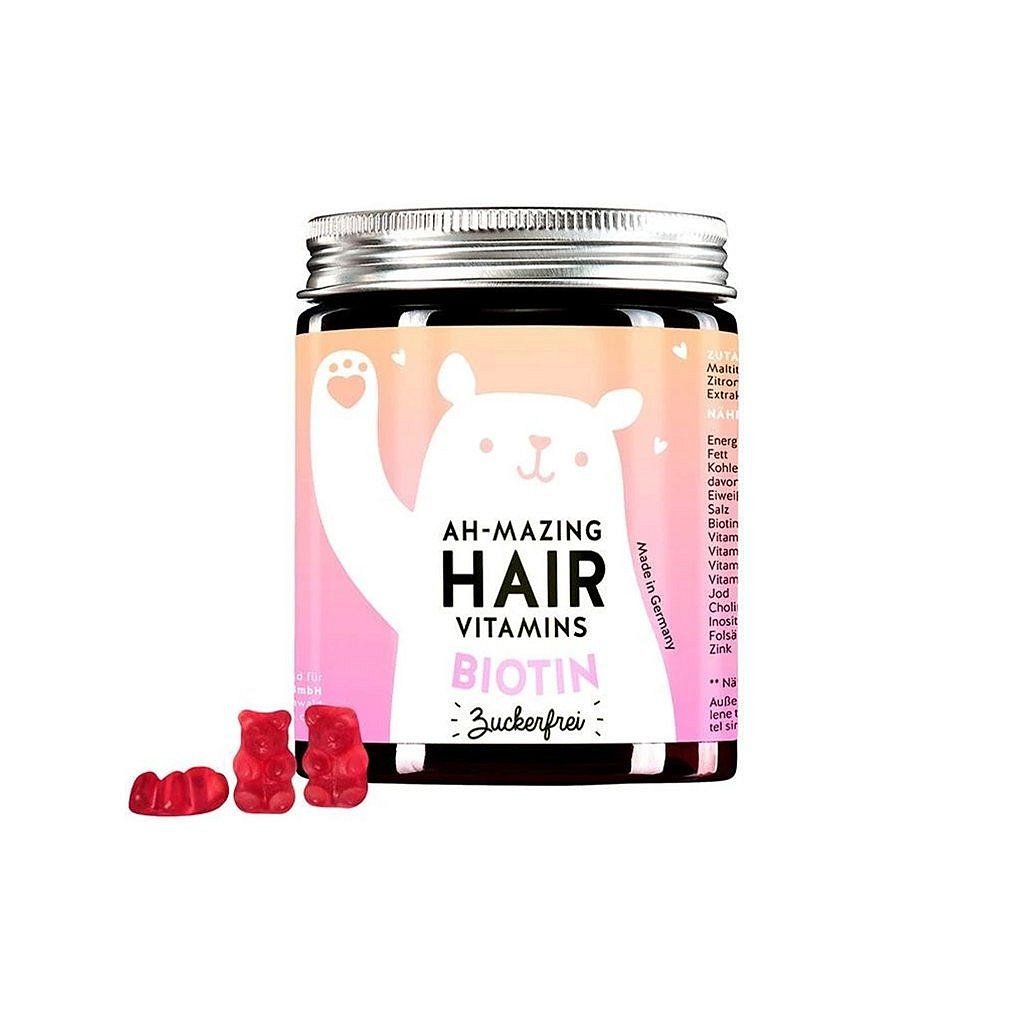 Bears With Benefits Ah-mazing Hair Vitamins mit Biotin sugarfree 60 ks