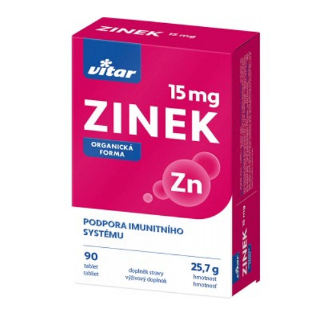 VITAR Zinek 15 mg 90 tablet