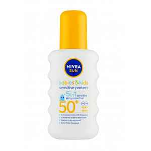 NIVEA Sun dětský sprej na opalování Sensitive OF50+ 200ml