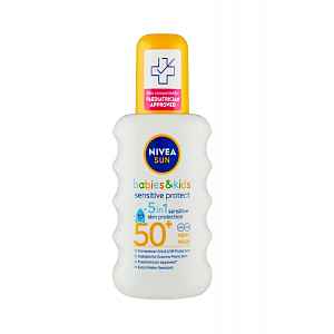 NIVEA Sun dětský sprej na opalování Sensitive OF50+ 200ml