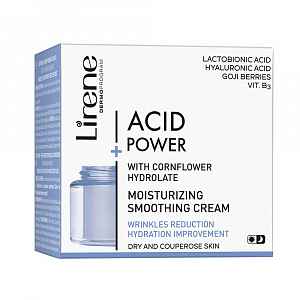 Lirene Acid Power Hydratační krém s hydrolátem z chrpy 50 ml