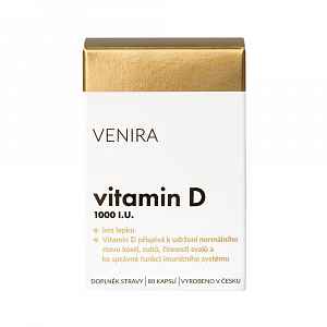 Venira Vitamin D 1000 I.U. 80 kapslí