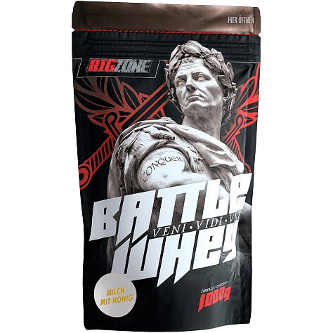 Big Zone Battle Whey Lískový oříšek, Jogurt 1000g