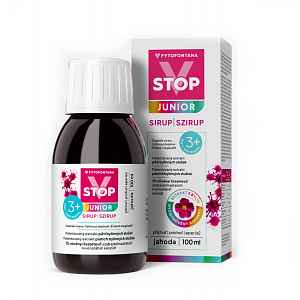 Fytofontana V-STOP Junior 3r+ jahoda sirup 100 ml