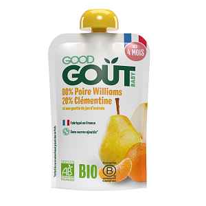 Good Gout BIO Hruška s klementinkou 4m+ kapsička 120 g