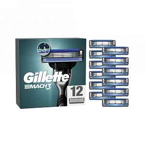 Gillette Mach3 náhradní hlavice 12ks