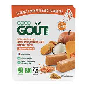 Good Gout BIO Tyčinky z červené čočky a dýně 120 g