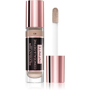 Makeup Revolution Infinite krycí korektor pro redukci nedokonalostí velké balení odstín C8 9 ml