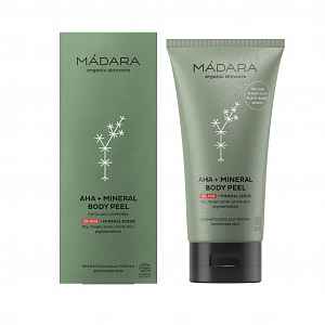 MÁDARA AHA + MINERAL tělový peeling 175 ml