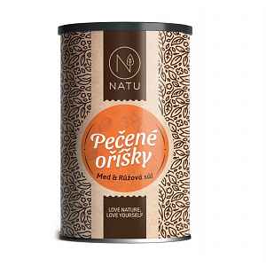 NATU Pečené oříšky s medem a solí 500 g