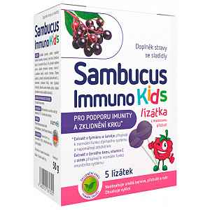 Sambucus Immuno Kids lízátka 5 ks