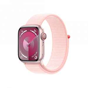 Apple Watch S9 Cellular 45 mm sport loop smart hodinky Pink