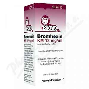 Bromhexin 12 KM kapky 50 ml