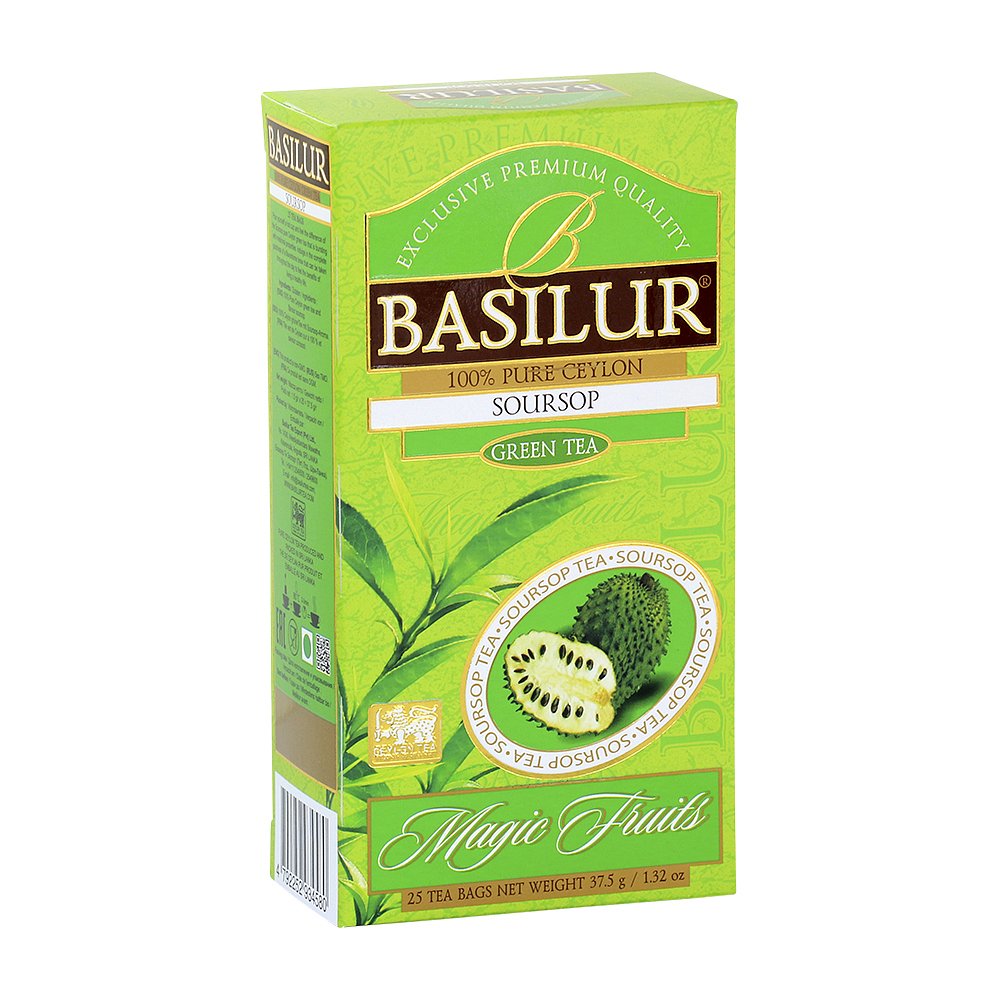 BASILUR Magic Green Soursop zelený čaj 25 sáčků