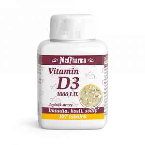 Medpharma Vitamin D3 1000 I.u. Tobolek 107