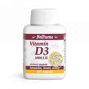 Medpharma Vitamin D3 1000 I.u. Tobolek 107